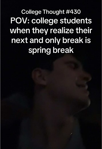 College Students: Anticipating Spring Break Moments