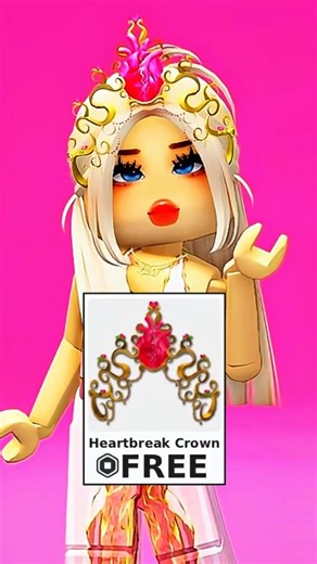 Unlimited Stock! Get Heartbreak Crown FREE Item #roblox