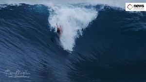 Nick Brbot bodysurfs 'Cape Fear' in Botany Bay, Sydney, Australia