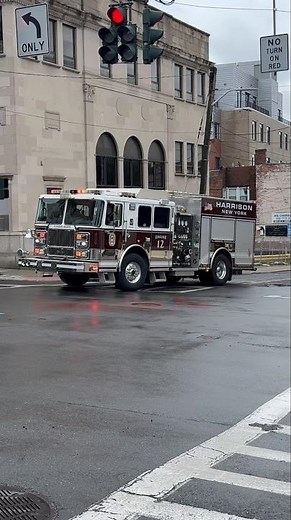 Harrison Ny Engine 12 and Car 2163 responding