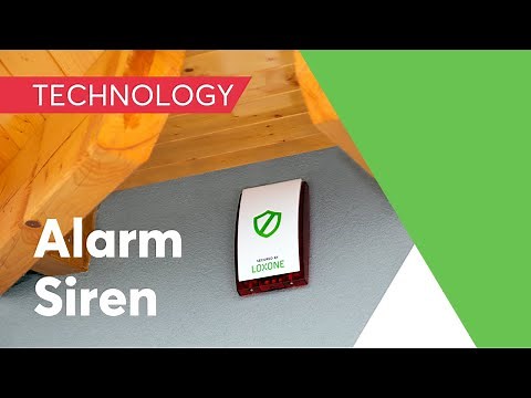 Alarm Siren: Burglary protection in the Loxone Smart Home