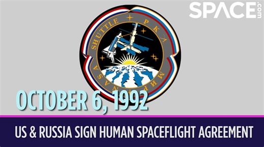 On Oct. 6, 1992, the United States and Russia signed an agreement to share astronauts and cosmonauts. Space History Archives👉 https://space-com.visitlink.me/mITjE8 Known as the Agreement on Human Spaceflight Cooperation, this plan laid out the details for the joint Shuttle-Mir Program. Under this program, NASA's space shuttles would fly to Russia's Mir space station and carry Russian cosmonauts on board. Meanwhile, American astronauts started flying in the Russian Soyuz spacecraft, which still 