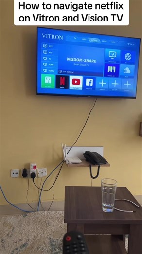 How to Navigate Netflix on Vitron and Vision TV