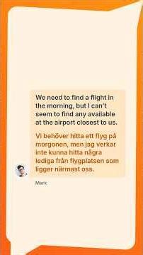 Booking a Flight: Swedish Conversation
