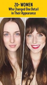 138K views · 484 reactions | 20+ Women Who Changed One Detail in Their Appearance | Bright Side | Facebook