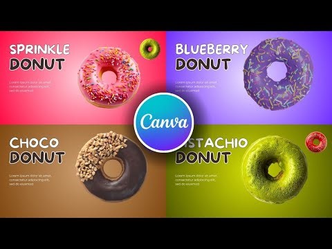 Easy & Smooth Donut Animation Video in Canva | Product Promo