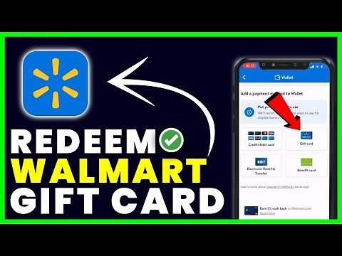 How to Redeem A Walmart Gift Card