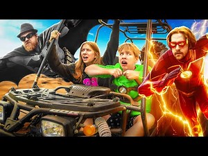 SHK SuperHero Go Kart Battle!!