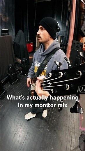 Here’s a little peek at what the in-ear monitor mix sounds like for Paolo. 👀🎧#soundcheck