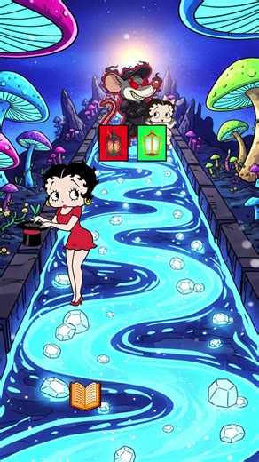 Betty Boop is trying to rescue her sister from the Dark Mouse #bettyboop #gameplay