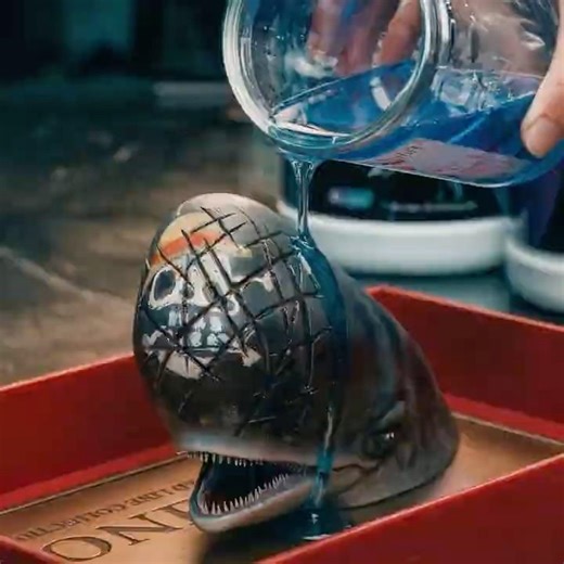 Making a Mini Ocean Diorama for Laboon #shorts #epoxy #onepiece #diorama