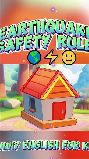 Oh No! An Earthquake Alert! 🌎⚡ Safety Rules for Smart Kids #safetyrules