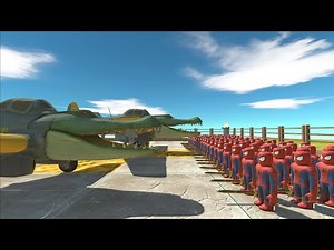 Who Wins? 100 Spiderman Army vs Evolved BombardiroCrocodilo Anomali Team in ARBS Roblox