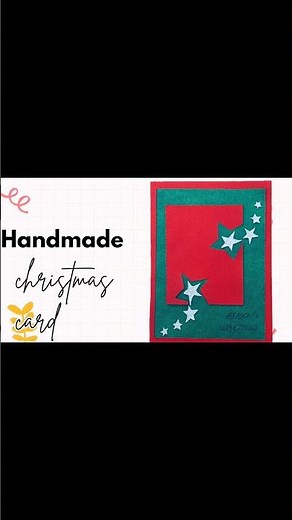 Handmade christmas card