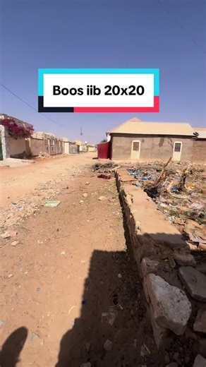 Waa Boos iib ah 20x20 ah Laba wadoole ah Magaalada Garoowe Xaafada Halgan Laamiga Sugunto u ah Qiimaha $37 kun oo Dollar ... WAC 252906795780/252905219149