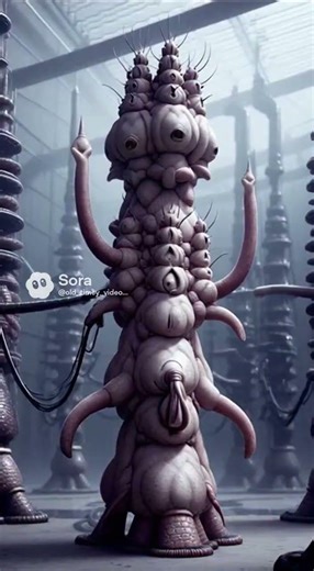 Modular people test #2 inspired by All Tomorrows generated with Sora2