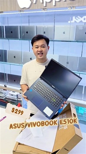 Unboxing 🆕 ASUS Vivobook E510K ថ្មី💯 ស្តើង ស្រាល ស្អាត បត់បានត្រង់(180ដឺក្រ) 👍ល្អសម្រាប់ការងាររដ្ឋបាលទូទៅ សិក្សា បណ្តាញសង្គម កាត់តរូបភាព-វីដេអូ កម្រិតស្រាល… ----------------------------- 🏷️តម្លៃ: $299 🛡️Warranty: ធានា 2ឆ្នាំ (2Years) ----------------------------- 📋Specifications 🔹CPU : Intel Celeron N4500 🔹RAM : 8GB DDR4 🔹Storage : 512GB SSD M.2 PCie 🔹Display : 15.6-inch FHD IPS 🔹VGA : Intel UHD Graphics 🔹OS : Windows 11 License 🔹Keyboard: Backlit 🔹Battery: 3cells 42Wh 🔹Weight : 1