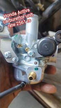 Honda Activa carburettor unit rate 2561 rs #automobile #bike #youtubeshorts #share