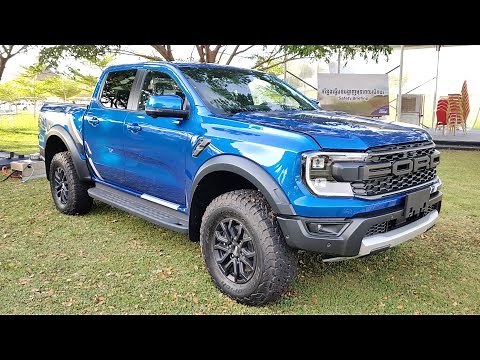 2023 Ford Ranger Raptor Blue Lightning Color - Outdoor Events