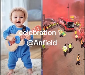 Liverpool celebration 🍾 @Anfield | Isaac Amofa Liverpool Gh