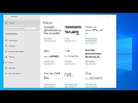 Remove Fonts - Windows 10 ! كيفية حذف الخطوط