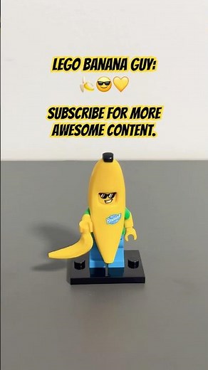 Lego Banana Guy Meme Video: 🍌😎💛 #lego #imabanana #meme