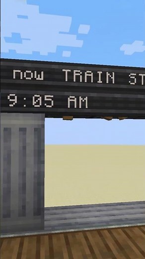 Create Mod Simple Autonomous Monorail #minecraft #trainbuilder #howtocreate