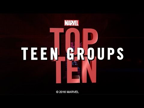 Marvel Top 10 Teen Groups