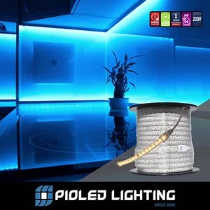 Unlike the flat, rigid design of LED Strip Lights, LED Rope lights are encased in a highly flexible PVC, UV and corrosion-resistant case. They are the preferred choice for flexible, ambient lighting design in Retail and Commercial spaces such as cabinetry, ceilings and architectural features.✨ PioLED's 230V IP65 LED Rope have a prismatic diffuser reducing glare with 98% light transmittance. Perfect for indoor or outdoor use, choose between our 8W Magenta/RGB and 9W 6000K/4000K/3000K/Blue/Red/Gre