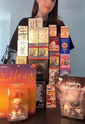 UNBOXING HUGE HALL! I can’t believe I got the secret! 😱 #unboxing #blindbox #viral #fyp #mysterybox @POP MART @POP MART AU