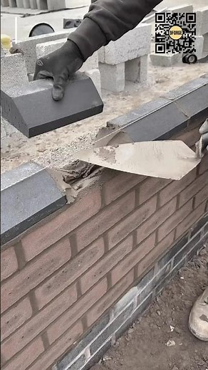 Installing Concrete Wall Coping on a Brick Wall #9forge