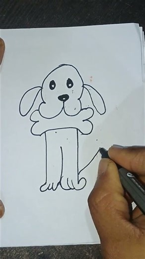 Easy drawing I simple outline drawing #shorts #drawing