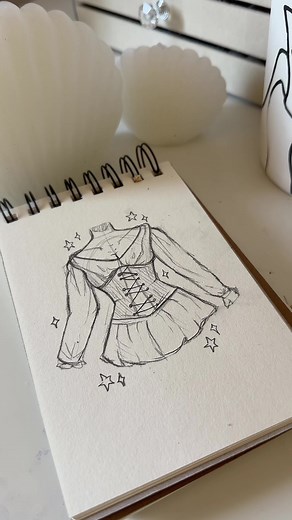 Unique Dress Sketch Ideas: Drawing with Me Tutorial