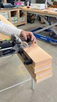 Prepping some boards for glue up with the @festool-canada DOMINO DF 500 R