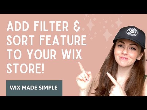 Wix Stores Filter & Sort Feature
