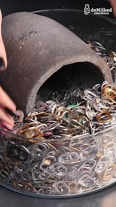 165K views · 129 reactions | 1000 Pull Tabs Turned Into A... | DeMilked | Facebook