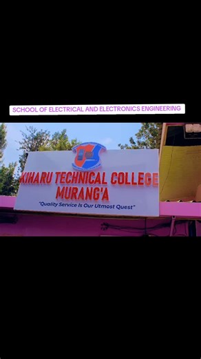 260 reactions · 15 comments | SCHOOL OF ELECTRICAL AND ELECTRONICS ENGINEERING. Offering courses in: - Electrical (Power Option, Telecommunication Option, Instrumentation Option) - Electrical Wireman - CCTV Installation and Maintenance Apply for September intake today by sending is your full name, course and KCSE grade on WhatsApp through 0740 200 024. #Septemberintake #Electrical #TwendeKTCM | Kiharu Technical College Murang'a | Facebook