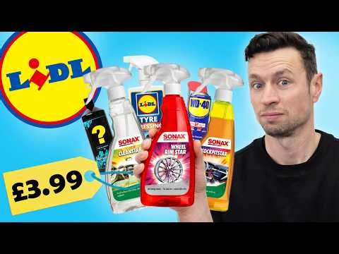 Testing Lidl's New Car Cleaning Products for 2026