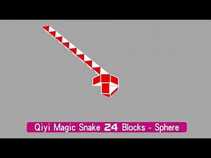 Qiyi Magic Snake Tutorial 24 Blocks - Sphere