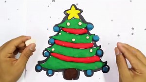 1.1M views · 23K reactions | Como Dibujar y Colorear ARBOL de NAVIDAD con Plastilina PLAY DOH - Dibujos para Niños - Dibujos infantiles - Santa claus Coloring and drawing | Easy Art | Facebook