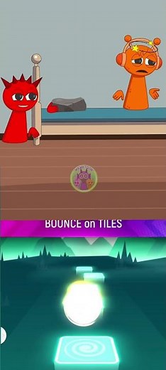 🛏️ Raddy’s Pillow Prank! 😂😱 Funny Moment | Tiles Hop Edit #shorts