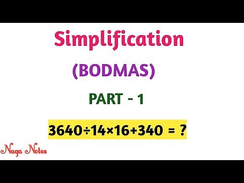 Simplification Shortcuts and Tricks in Tamil |PART 1|#simplification|Naga Notes