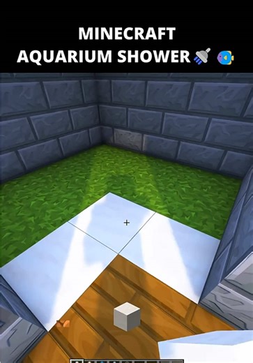 Build an Aquarium Shower in Minecraft Guide
