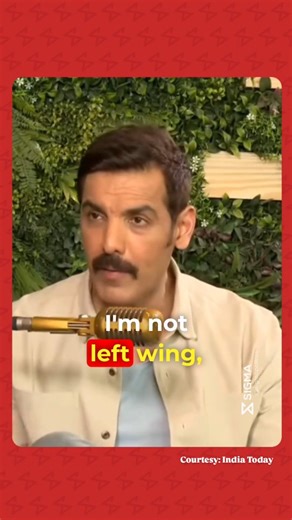 125K views · 4K reactions | I'm neither right wing nor left wing... #johnabraham #bollywood #politics #discrimination #blockbuster #boxoffice #films #sigmapolitics | Sigma Politics | Facebook