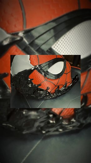 A must-have for any Marvel fan — Spider-Man meets Venom in this full-sized, wearable 3D printed mask, showing the symbiote takeover in stunning detail. Each piece is 3D printed and custom painted for a high-detail, realistic finish. Fast turnaround • Custom fit • One-of-a-kind 3D print 🕷️ Let the takeover begin. #SpiderMan #Venom #3DPrint #TopBossCreations #CosplayMask