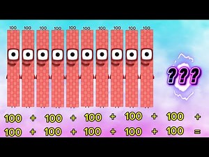 TEN NUMBERBLOCKS SUPER RECTANGLE CLUB ADDITION | ADD 10 SAME NUMBERS | LEARN TO COUNT | hello george