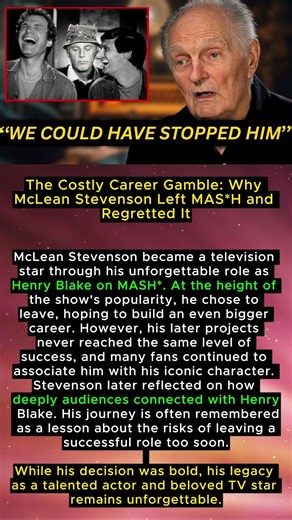 The Costly Career Gamble: Why McLean Stevenson Left MAS*H and Regretted It