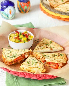 Leftover Pork Chop Quesadillas | A Well-Seasoned Kitchen