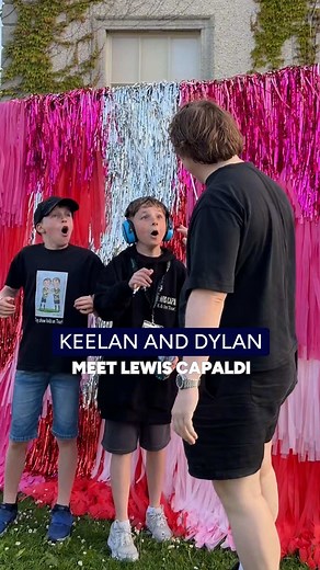 When Keelan and Dylan met Lewis Capaldi 🥹🥹 Before his gig at Marlay Park last night, Lewis surprised the Toy Show stars backstage, and later gave them a shoutout on stage 🤩 A special moment for two special friends 🫶 Thanks for being such a gent @Lewis Capaldi 🤝 #latelate