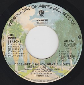 The Four Seasons - December, 1963 (Oh, What A Night)